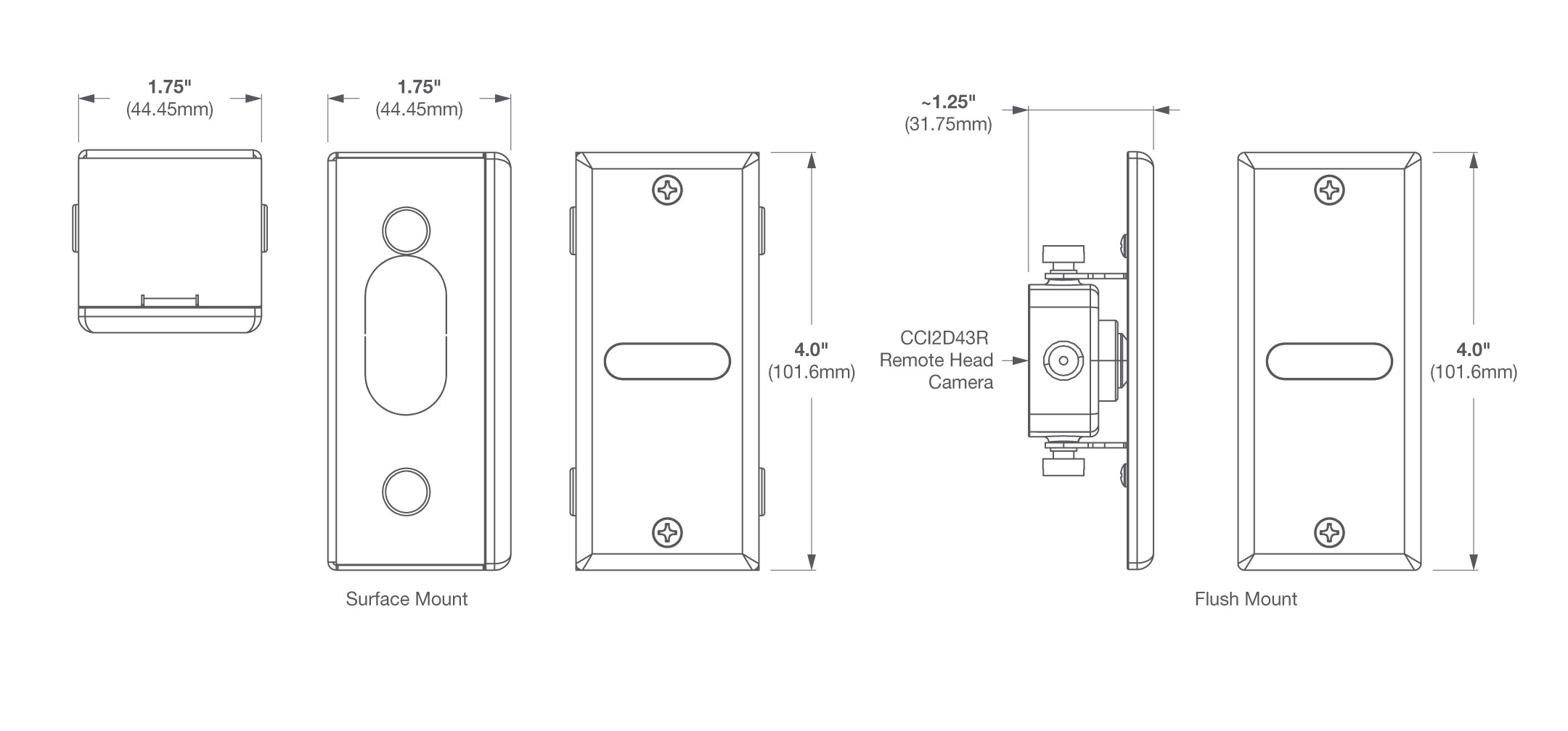 CHMM Mullion Mount Costar Video Systems